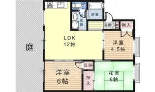 セジュール白鷺1 【1階】の間取り