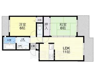 グランメール51【1階】の間取り