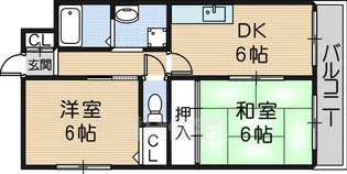 シェリールドゥ武庫川【3階】の間取り