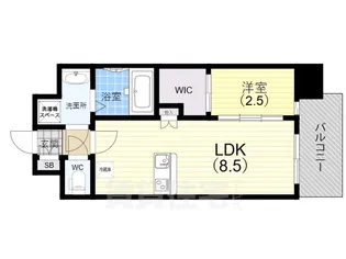 セレニテ神戸西エクラ【14階】の間取り