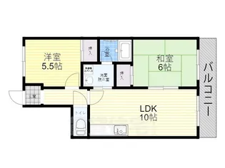 アヴニール千成【3階】の間取り