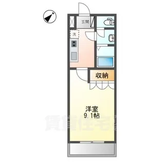 グリーンヒルズ ハイツ桶狭間【1階】の間取り