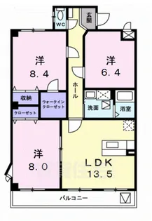 ベル アンジュ【3階】の間取り