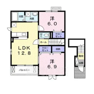カルム【2階】の間取り