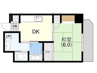 エフアール板宿【3階】の間取り
