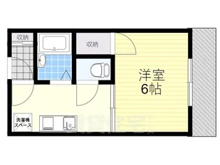 ボイスデムドン【308号室】の間取り
