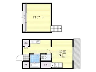 ボイスデムドン【401号室】の間取り