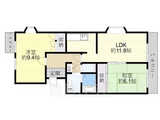 グリーンヒル小金台【2階】の間取り
