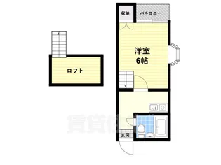 奈良県大和高田市礒野東町【マンション】の間取り