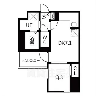 ザ・レジデンスパーク栄【2階】の間取り