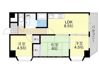 サンサーラ翁【2階】の間取り