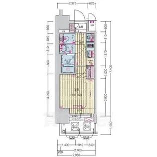 プレサンス桜山駅前アフォード【2階】の間取り