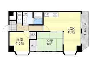 サンサーラ翁【3階】の間取り
