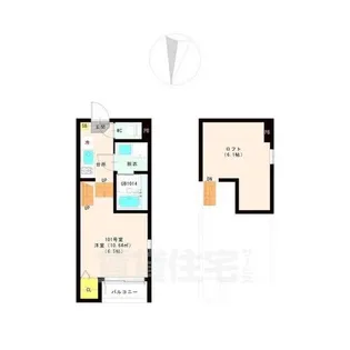 ポラリス星宮【1階】の間取り