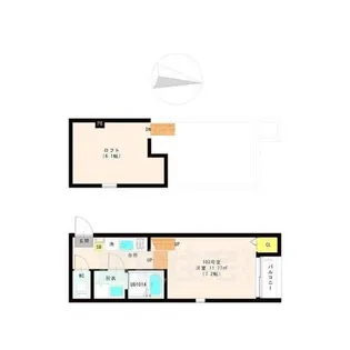 ポラリス星宮【1階】の間取り