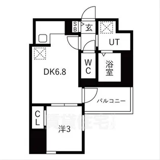 ザ・レジデンスパーク栄【3階】の間取り