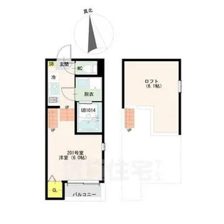 VAN SOREIL(ヴァンソレイユ)野並【2階】の間取り