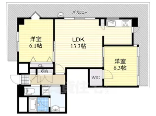 センチュリーアスカ10【5階】の間取り
