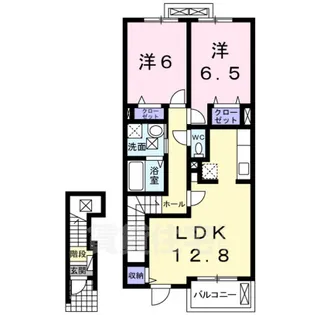 アバンツァート壱番館【2階】の間取り