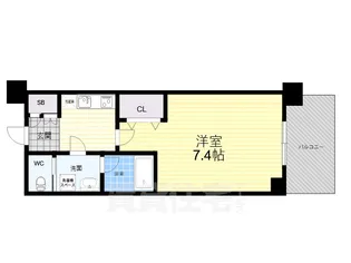 フルール西宮北口【3階】の間取り