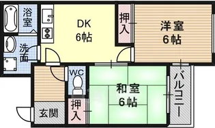 ベイプリンセス大阪【2階】の間取り