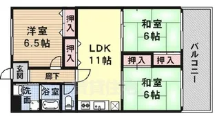 カストルム滝川【1階】の間取り