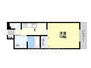 TKアンバーコート六条通【7階】の間取り