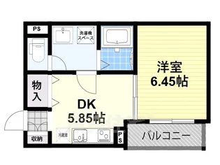 F+style上田1号館【2階】の間取り