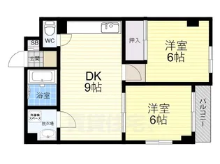 アーバンルネッサンス1【501号室】の間取り