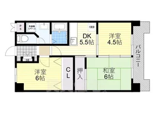 ウイング21【4階】の間取り