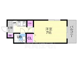 プリオールB【3階】の間取り