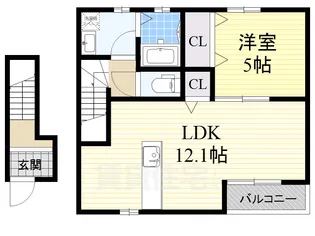 エスポワール【2階】の間取り
