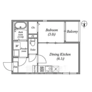 (仮称)加美北一丁目B【3階】の間取り