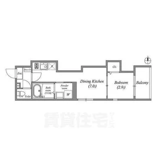 (仮称)加美北一丁目B【3階】の間取り