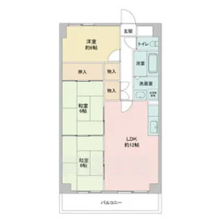 レジディア日比野【12階】の間取り