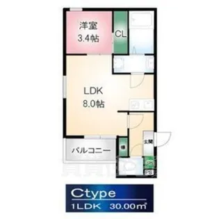 AMLUX2【3階】の間取り