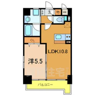 大阪府堺市堺区北三国ヶ丘町6丁【マンション】の間取り