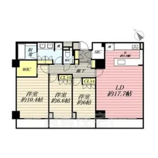 サン・メゾン南山【3階】の間取り
