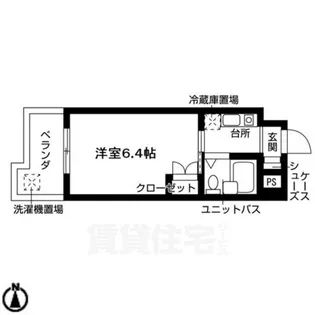 パティオ101【2階】の間取り