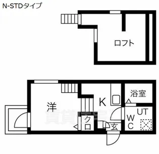 シャルマンメゾン【2階】の間取り