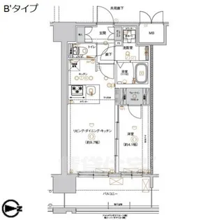 CREST TAPP平安通【2階】の間取り