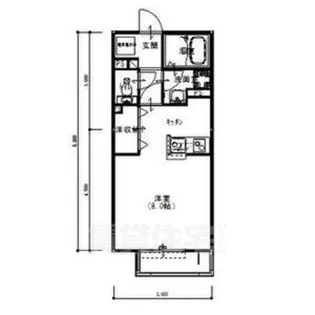 ハイツYOU【2階】の間取り