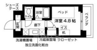 キャンパスヴィレッジ京都衣笠【3階】の間取り
