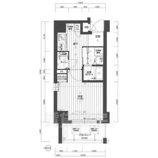アスヴェル京都西大路御池【2階】の間取り