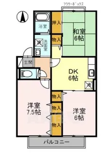 グリーンコート【1階】の間取り