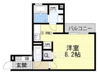 大阪府高槻市栄町4丁目【アパート】の間取り