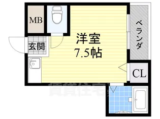 クリエイトパート1【2階】の間取り