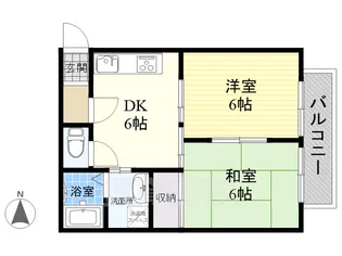 イーストフィールド【1階】の間取り