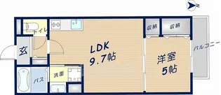 セレニティ松原【305号室】の間取り