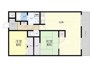 コートヴィレッジ清水【1階】の間取り